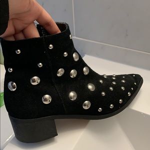 Studded booties